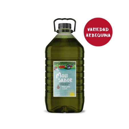 MOLISABOR ARBEQUINA PET 5L.