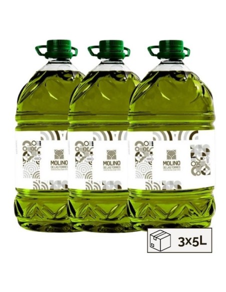 CAJA DE 3 GARRAFAS DE 5L. MOLINO DE LAS TORRES  (15L)