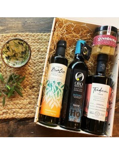 Estuches Regalo Campos de Biatia + Oro de Bailén + Tradición Arbequina