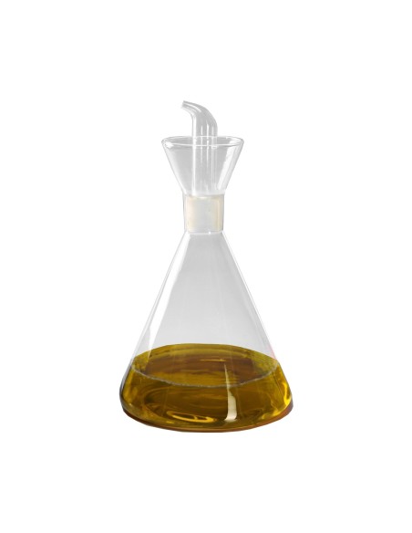 Aceitera Cristal Cónica 1l