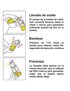 Aceitera Spray Cristal 180ml C/presurizador (no Aerosol) 2