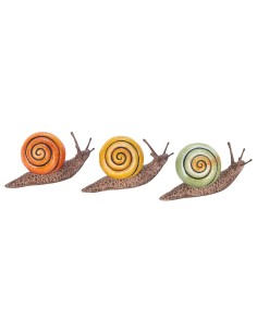 CARACOL 3 DIF EN RESINA - Decoración rústica -