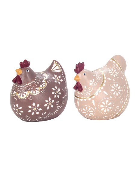 31009 LOTE 2 GALLINAS 15 CM