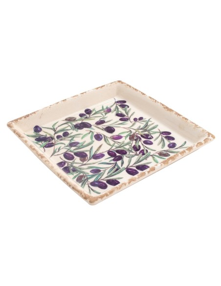 34950 PLATO ACEITUNAS CERAMICA