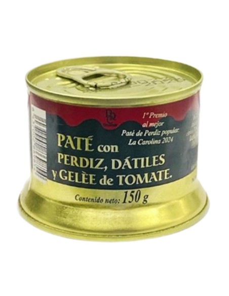 PATE DE PERDIZ DATILES Y GELEE TOMATE 150GR