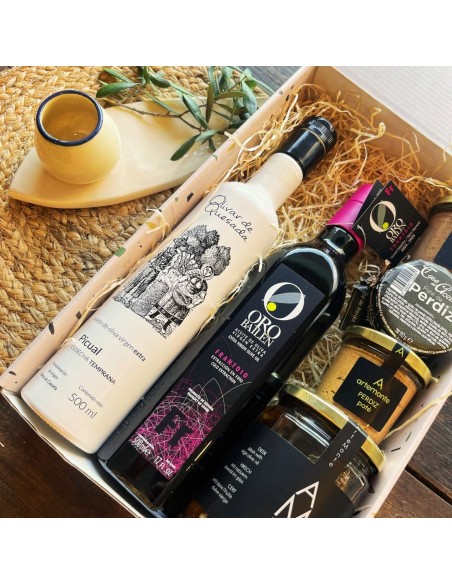 Estuches Regalo Olivar de Quesada Picual + Oro de Bailén Frantoio