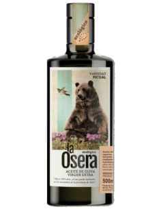 La Osera Picual Picual Ecológico 500ml - Aceite temprano en rama