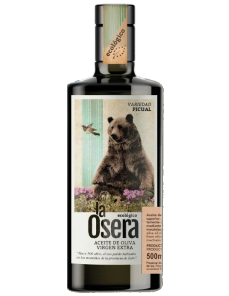 La Osera Picual Picual Ecológico 500ml - Aceite temprano en rama