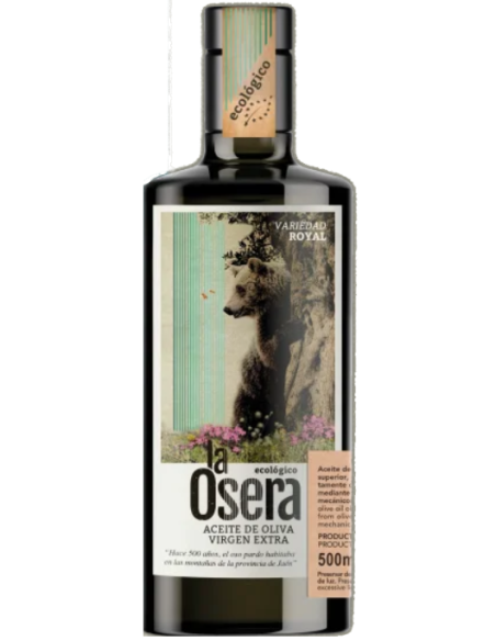 La Osera Picual Royal Ecológico 500ml - Aceite temprano en rama