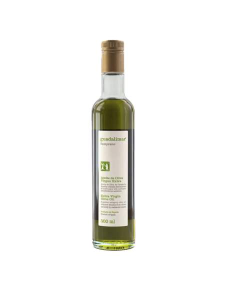 Guadalimar Temprano Picual Botella Transparente 500ml - AOVE Temprano