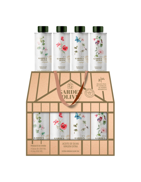 Estuche aceites de oliva virgen extra Garden Olive Nobleza del Sur