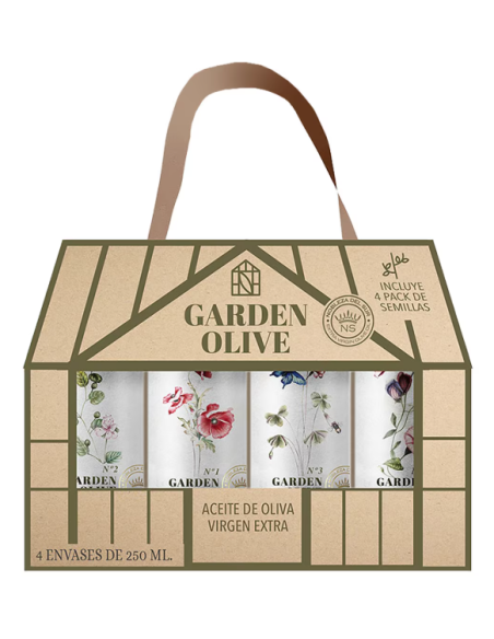 Estuche aceites de oliva virgen extra Garden Olive Nobleza del Sur