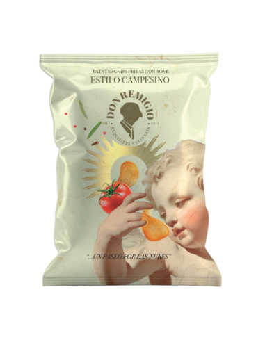 Patatas Fritas con Aceite de Oliva 100% - Estilo campesino