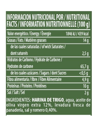 Regañá Gourmet Romero Ecológico 200gr.