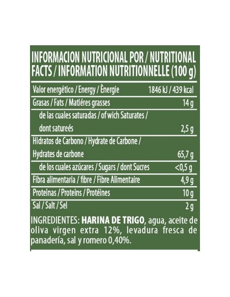 Regañá Gourmet Romero Ecológico 200gr.