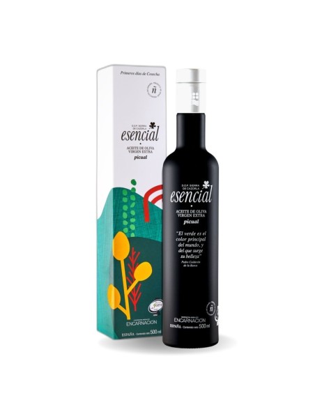 Esencial Picual Cosecha Temprana 500ml - Aceite de Oliva