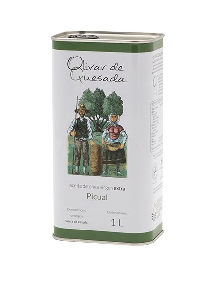 Lata Olivar de Quesada Picual 1l.