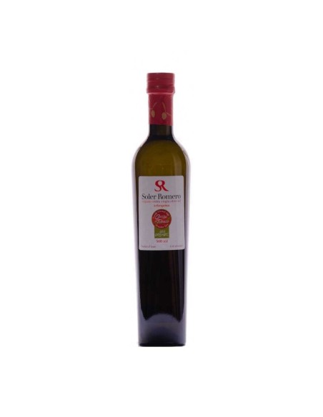 Aceite de Oliva Ecológico Soler Romero Arbequina 500 ml